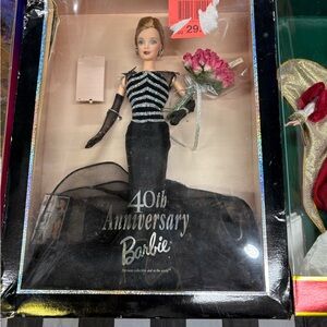 Barbie Collectibles Box with Black and Red Design
